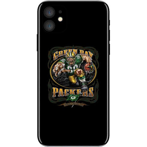 Liquid Blue NFL Green Bay Packers Running Back iPhone 11 Skin